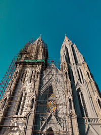 Low angle view of building against sky