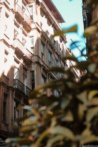 Low angle view of buildings against sky