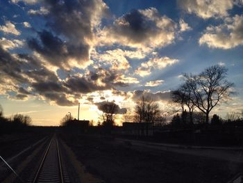 Road at sunset