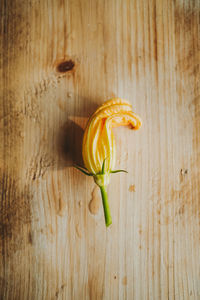 High angle view of fruit on table