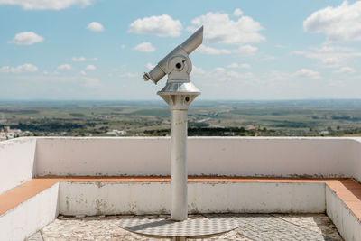 Low angle view of lighthouse against sky