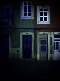 Entrance of old building