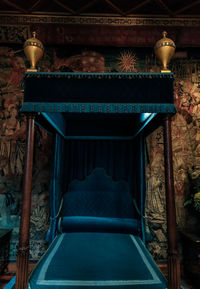 Empty seats in old building