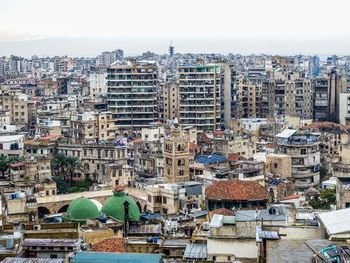 High angle view of tripoli