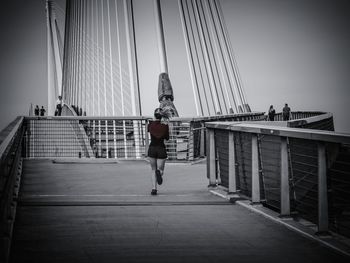 Full length of woman standing in city