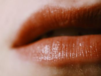 Cropped image of woman lips