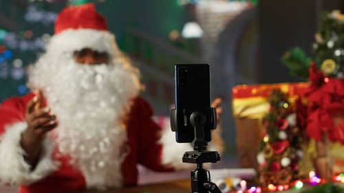 Close-up of christmas decoration