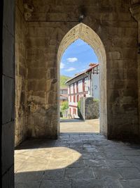 Exterior of old building