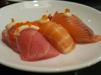 Close-up of food in plate