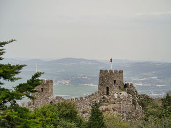 View of old ruins against sky