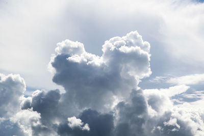 Low angle view of clouds in sky