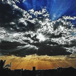 Scenic view of blue sky and clouds