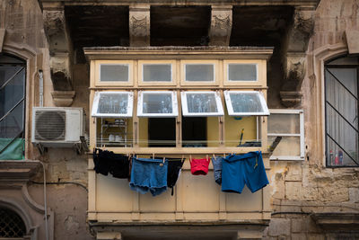 Exterior of abandoned house