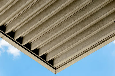 Low angle view of roof of building
