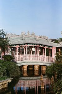 Exterior of building against clear sky