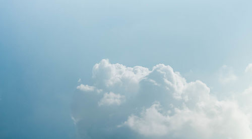 Low angle view of clouds in sky