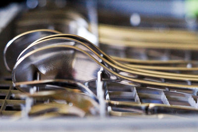 Close-up of objects on table