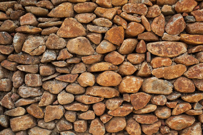 Full frame shot of stone wall