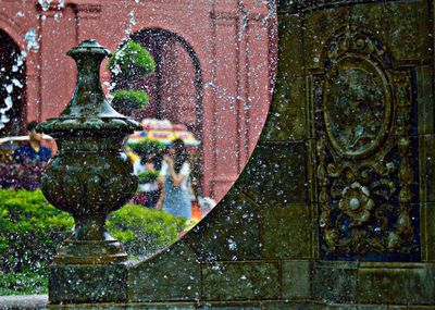 Close-up of fountain