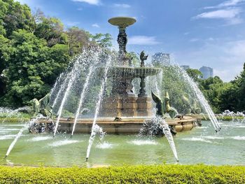 Fountain in park