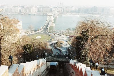 Aerial view of city