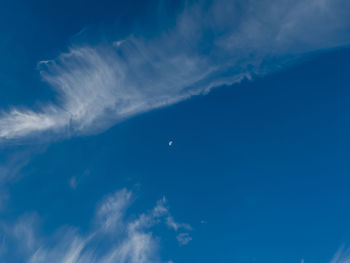 Low angle view of cloudy sky