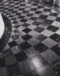 Full frame shot of tiled floor