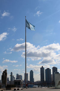 Modern buildings in city against sky