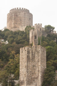 Low angle view of castle