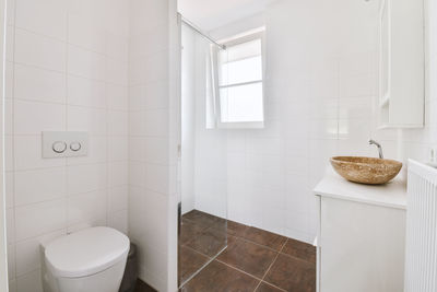 Interior of bathroom