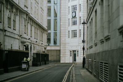 Street amidst buildings in city