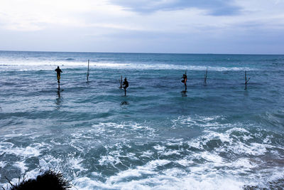 Scenic view of sea and sky