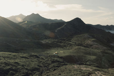 Scenic view of mountains