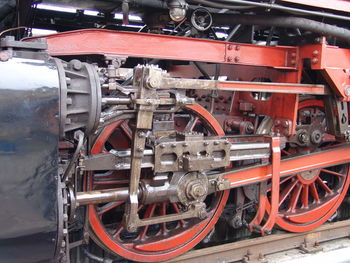 Close-up of machinery