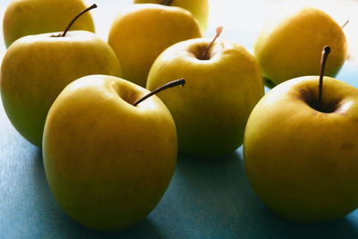 Close-up of fruits on table