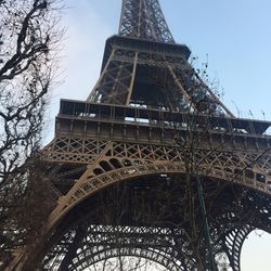 Low angle view of monument against sky