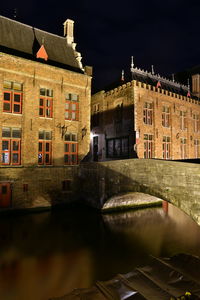 Reflection of buildings in canal