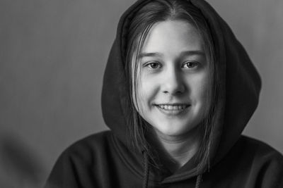 Portrait of smiling young woman