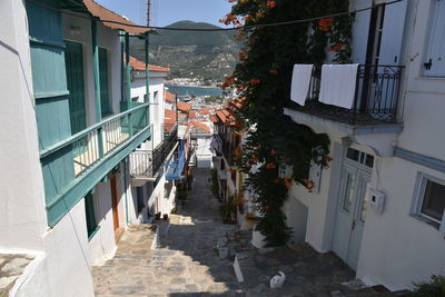 Houses against sky