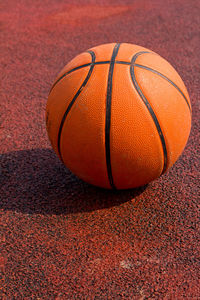 Close-up of basketball