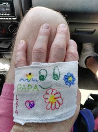 Close-up of human hand