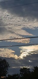 Scenic view of sea against sky at sunset