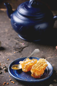 Honey cake  on plate