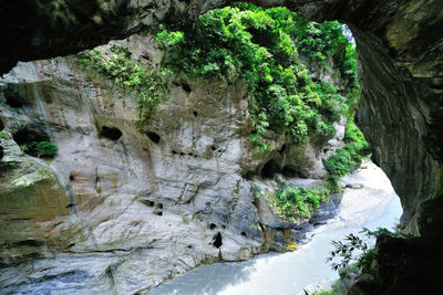 Scenic view of cave