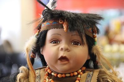 Close-up portrait of girl