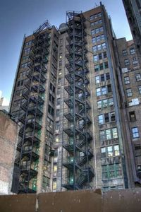 Low angle view of modern building against sky