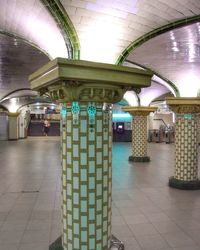 Interior of subway station