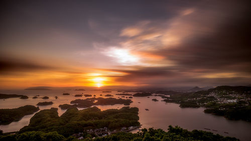 Scenic view of sky during sunset