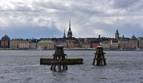 View of church at waterfront