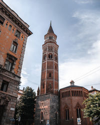 Low angle view of historic building against sky